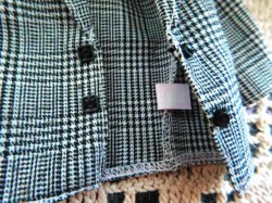 ken check jacket label
